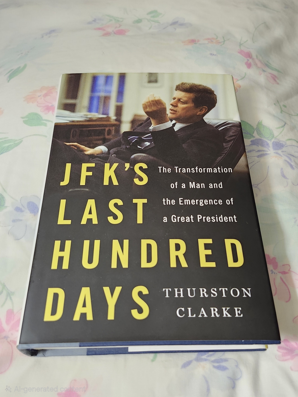 "JFK's Last Hundred Days:" Hardcover Book
